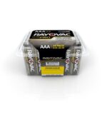 Rayovac 24-Pack AAA Alkaline Batteries Reclosable Pack