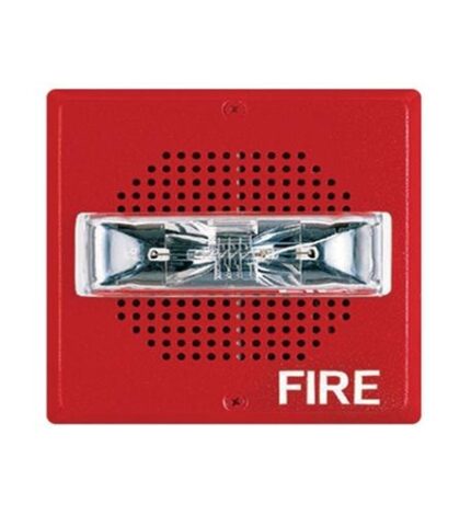 Wheelock 24MCW Red Wall-Mount Speaker Strobe for Emergencies