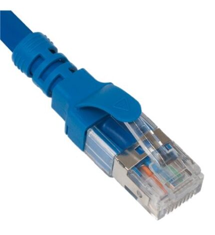 ICC CAT6A U/FTP Patch Cord 1ft Blue 10-Pack