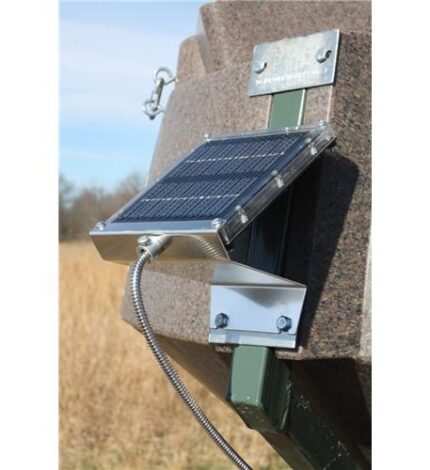 Boss Buck 12V Universal Solar Panel w/ Mount Bracket & Wire Guard