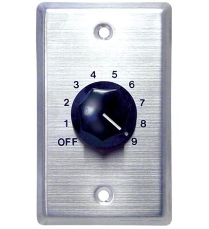 SPECO 50W Wall-Mount Speaker Attenuator for Audio Control