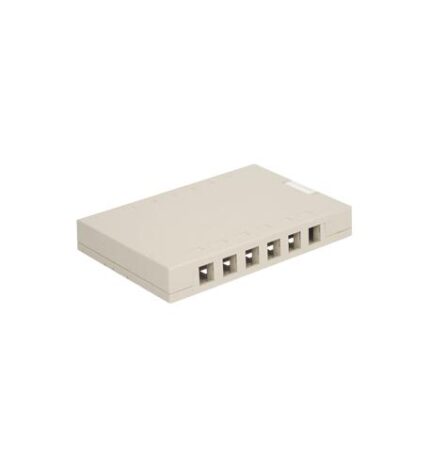 ICC IC107SBTWH 12-Port Surface Mount Box with ID Labels