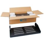 ICC 10in Single Vented Rack Shelf 2-Pack, 50lbs Capacity