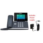 Yealink SIP-T54W Phone with Power Supply, HD Voice, 4.3-Inch Display