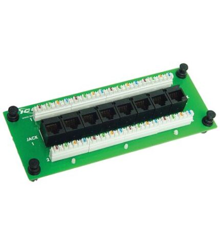 ICC ICRESDPA3C 8-Port Cat5e Data Module for Home Networks