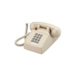 Cortelco Ash Desk Phone with Message Light & Volume Control