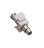 ICC IC107RQRWH Compression RCA RG6Q Connector for Clear AV