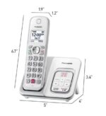 Panasonic KX-TGD832W 2 Handset DECT 6.0 Cordless Phone - Image 3