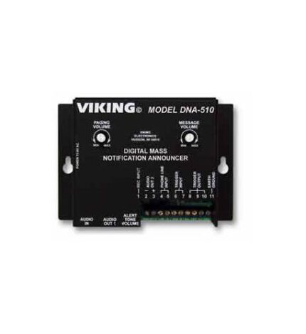 Viking Electronics VK-DNA-510 Digital Mass Notification Announcer