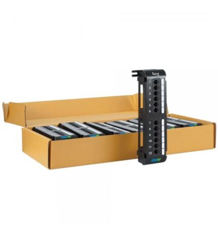 ICC ICMPP125EV Cat5e 12-Port Vertical Patch Panel for Wall Mount
