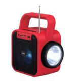 Jensen Portable Bluetooth Speaker with FM Radio and Aux Jack - Image 5