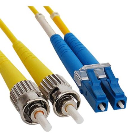 ICC OFNR Riser Rated LC-ST Duplex Single Mode Fiber Cable 3M