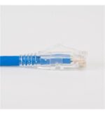 ICC PATC CAT6 25ft Blue Ethernet Cable Clear Boot - Image 2