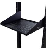 ICC 15in Vented Steel Rack Shelf - Heavy Duty, Black - Image 2