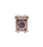 Ivory Gold Plated 3GHz F-Type Keystone Jack Module - Image 3