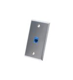 ICC Stainless Steel 1-Gang 1-Port Faceplate - Snap-In - Image 3