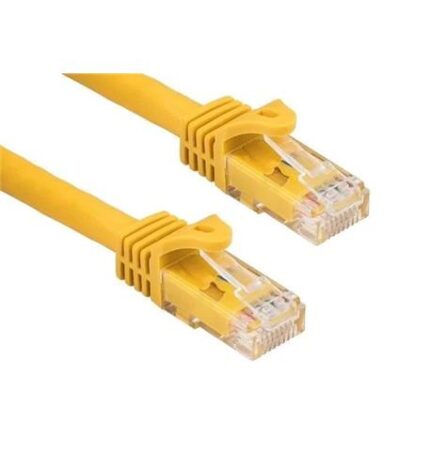 Wavenet 6A04UMYL 5ft Bare Copper Cat6A Patch Cord