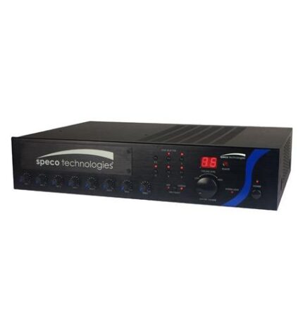 SPECO PBM60A 60W Mixer Amplifier with Remote and Rack Mount
