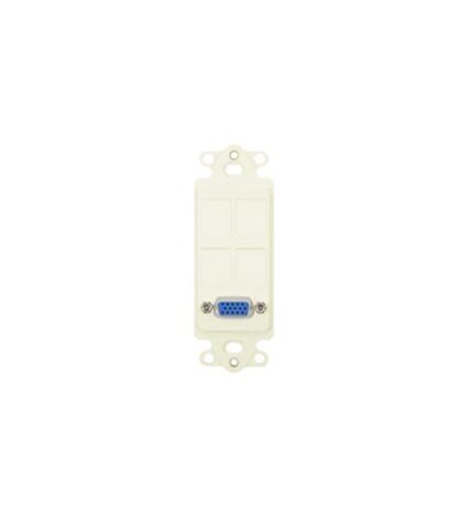 ICC Ivory VGA and RGB 4-Port Insert for NEMA Boxes