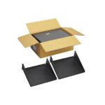 ICC 15in Deep Steel Rack Shelf 3 RMS 2 Pack, 75 lbs Load