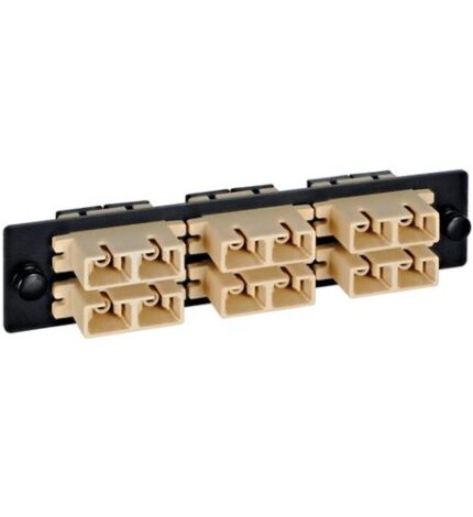 ICC Metal 6-Duplex SC Fiber Optic Adapter Panel for Networks