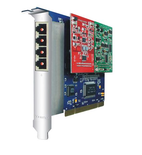 Yeastar TDM card 4FXO and FXS ports Yeastar TDM 4 FXO FXS PCI Card for Analog Phone Lines - Image 1
