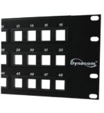 Dynacom Steel 12-Port Patch Panel for Network Organization - Image 3