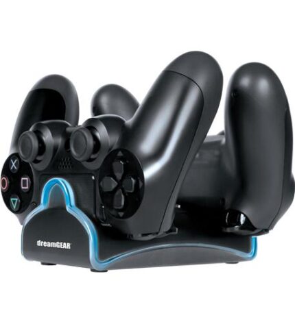 DreamGear Dual Charge Dock for PS4 Controllers with LED