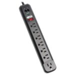 Tripp Lite 7-Outlet Surge Strip with Right Angle Plugs - 1080J