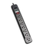 Tripp Lite 7-Outlet Surge Strip with Right Angle Plugs - 1080J
