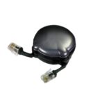Softalk CordManager Black Retractable Handset Cord 8ft