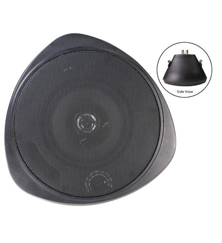 30W 5.25in Pendant Speaker and Chain BK SPECO 30W Black Pendant Speaker for Background Music - Image 1