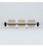 ICC 6 Quad LC 24F Beige Fiber Optic Adapter Panel MM - Image 4