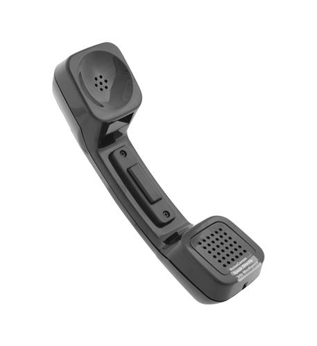 50966.001 PTS HANDSET BLACK Forester Solutions INC 6M Noise-Canceling Mic Handset for 6-Wire - Image 1