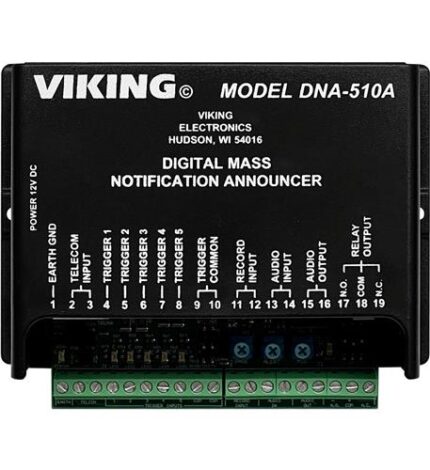 Viking VK-DNA-510A Digital Mass Notification Announcer