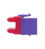 ICC IC1078F6PR Purple Cat6 Keystone Jack for High-Speed Networks - Image 2