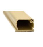 ICC ICRWR13SIV 6ft Ivory Vinyl Raceway for Cat 5E and Cat 6 Cables - Image 2
