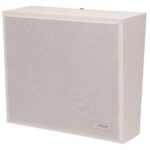 Valcom VC-V-1061-WH White Talkback Wall Speaker with Amplifier