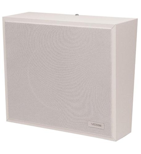 Talkback Wall Speaker - White Valcom VC-V-1061-WH White Talkback Wall Speaker with Amplifier - Image 1