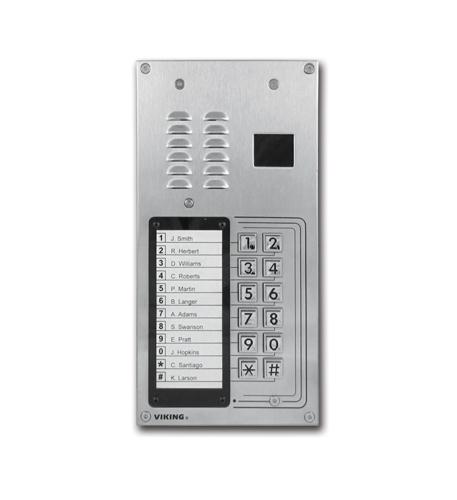 VoIP Entry Phone w/Card Reader Viking Electronics IP Card Reader VoIP Entry Phone Vandal Resistant - Image 1