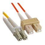 ICC ICFOJ2M302 2 Meter OFNR Riser Rated LC-SC Fiber Jumper