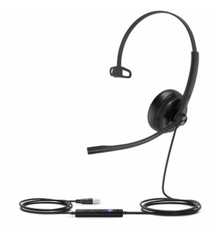 Yealink Headsets UH34 Wired USB Mono Headset for Teams