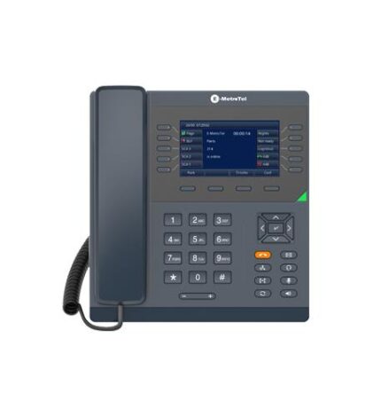 E-MetroTel Infinity 5010W 10-Button Gigabit IP Phone