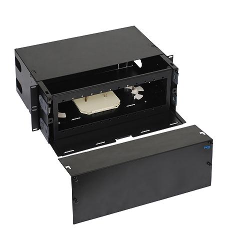 ICC 12-Panel Fiber Optic Rack Enclosure with Slide Tray for Organized ...