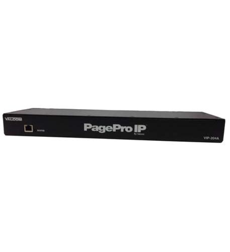 4 ZONES 1 WAY, 8 IP ZONES VALCOM 204B 4 Zone IP Paging System for Business Use - Image 1