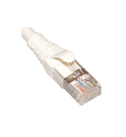 ICC ICPCSG10WH White Cat6A FTP 10ft Patch Cable for Networking
