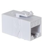 ICC White Cat5e In-Line Keystone Modular Coupler - Image 2