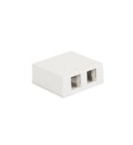 ICC 2-Port White Surface Mount Box 25-Pack Recessed - Image 2