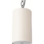 VALCOM 5W White Pendant Speaker with White Grill - VC-V-1015B-WW