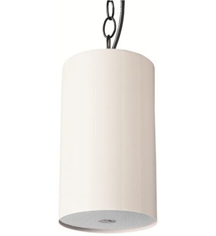 VALCOM 5W White Pendant Speaker with White Grill - VC-V-1015B-WW